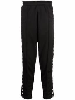 star-print track pants