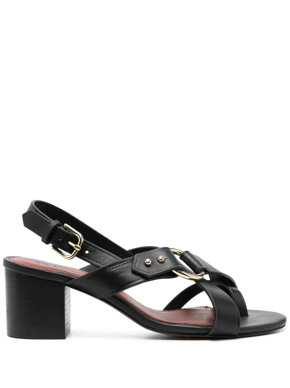 low-block heel sandals by Soeur