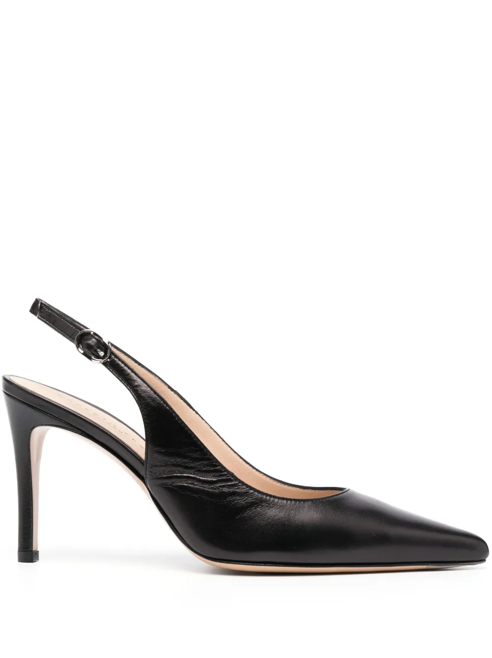 Lavinia 85mm leather slingback pumps