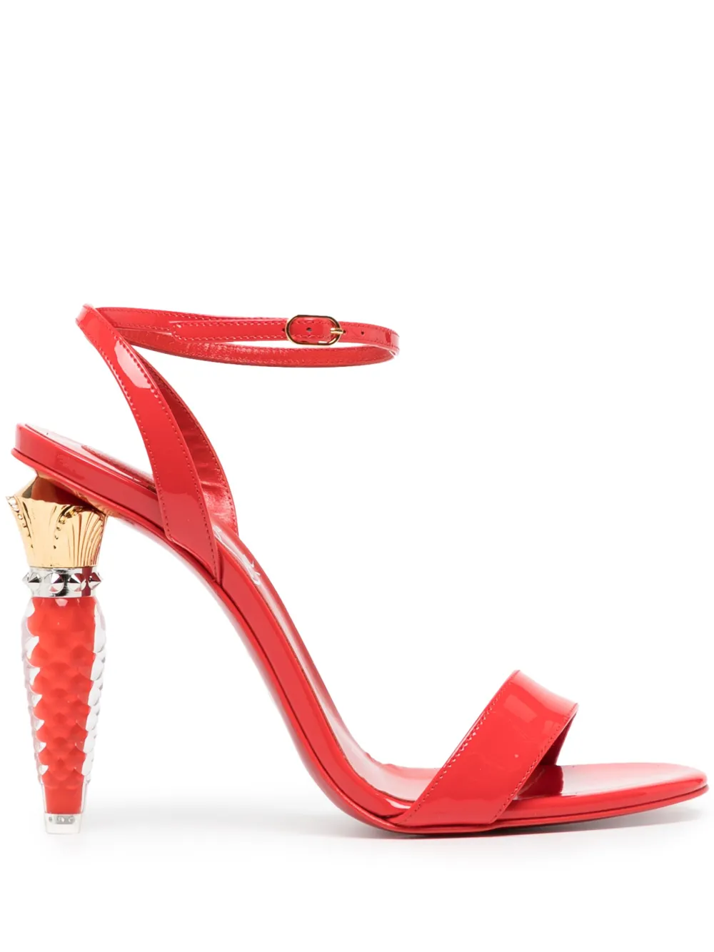 Lipgloss Queen 100mm patent sandals