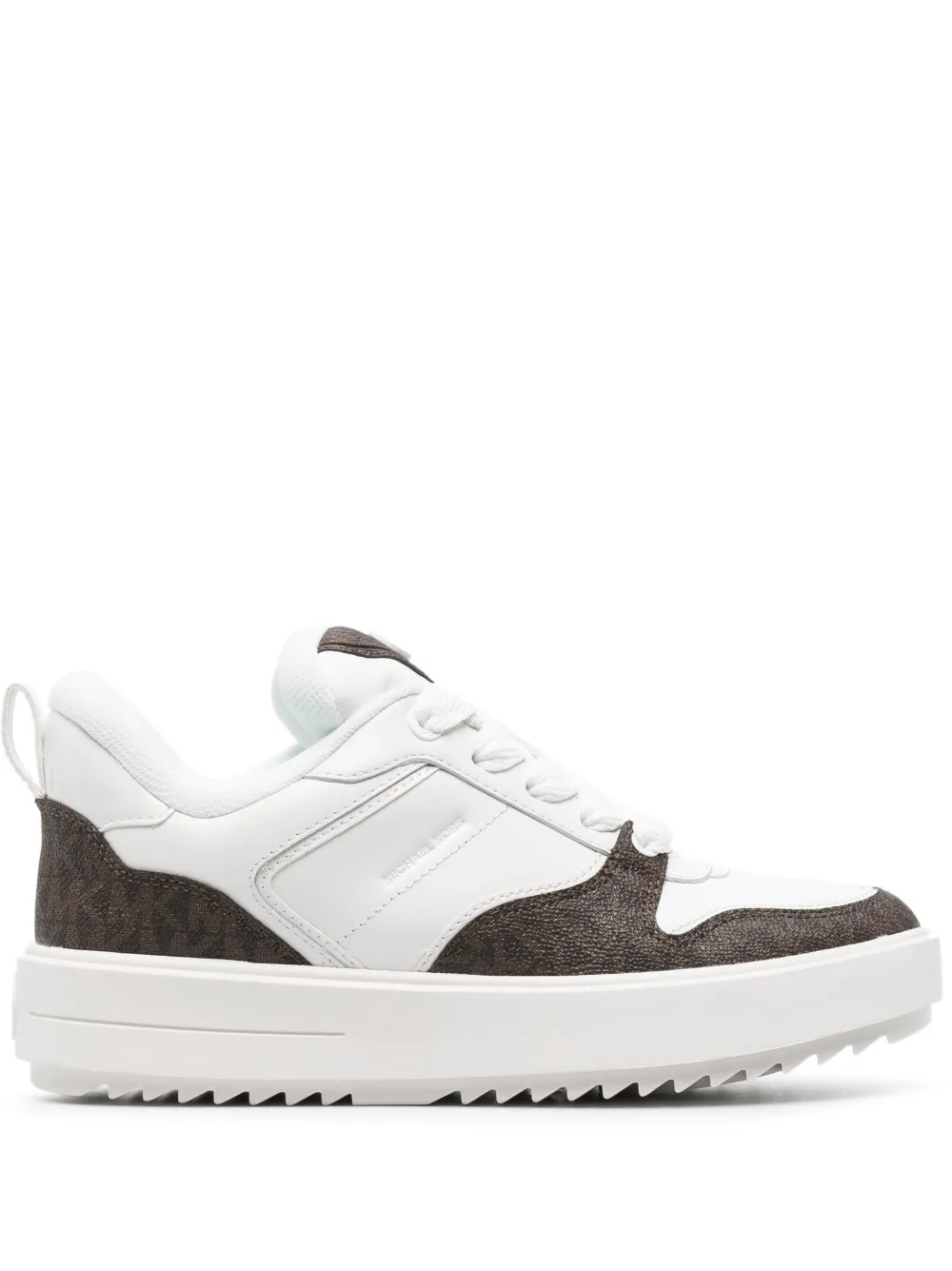 monogram-pattern lace-up sneakers by Michael Michael Kors