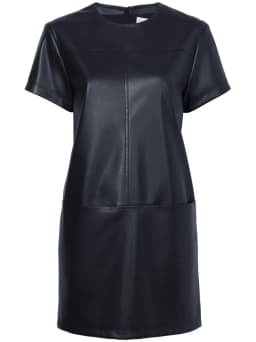 Sonny faux-leather dress