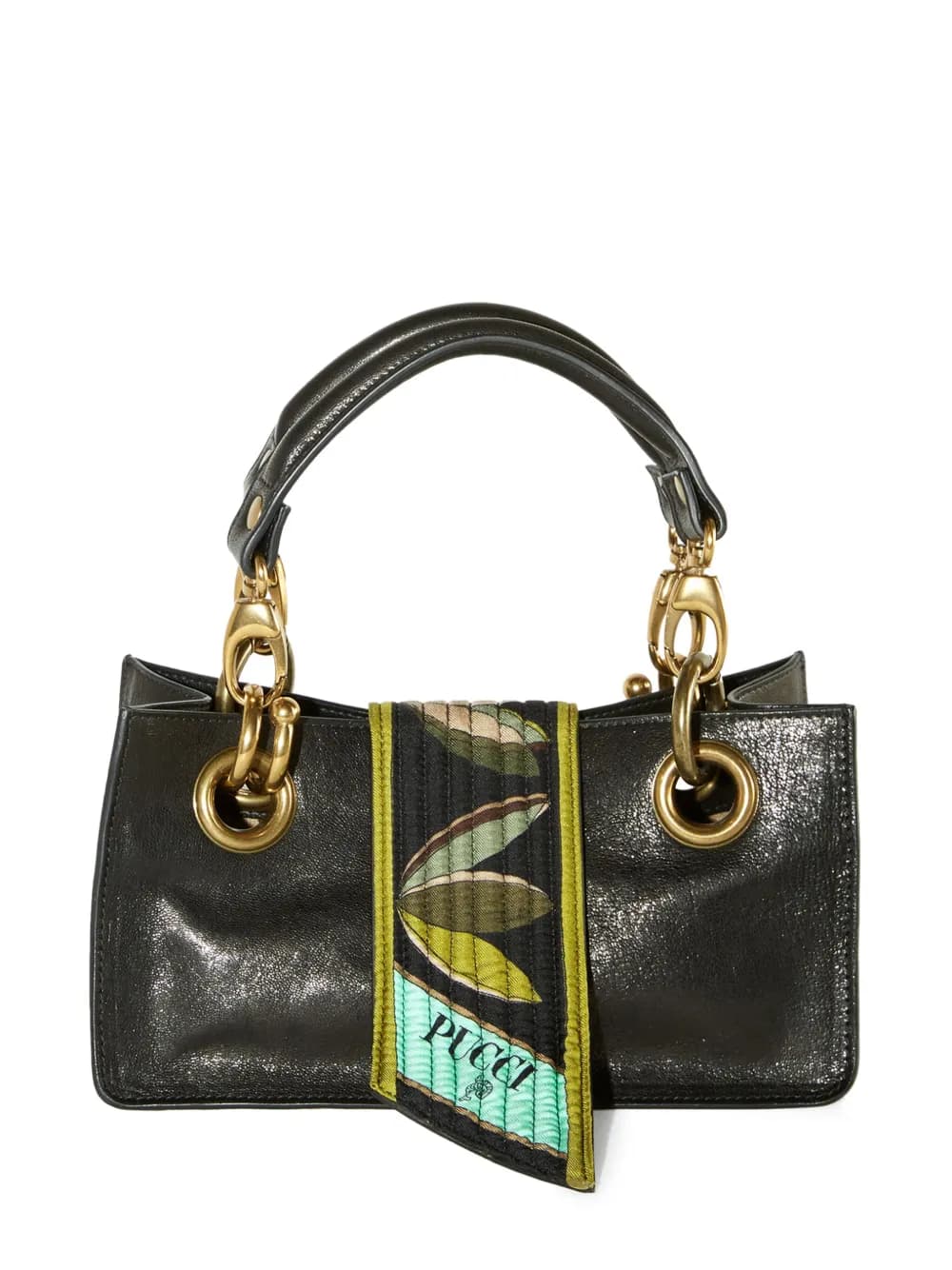 Crush quilted leather mini bag  by PUCCI