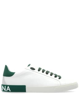 Portofino leather lace-up sneakers