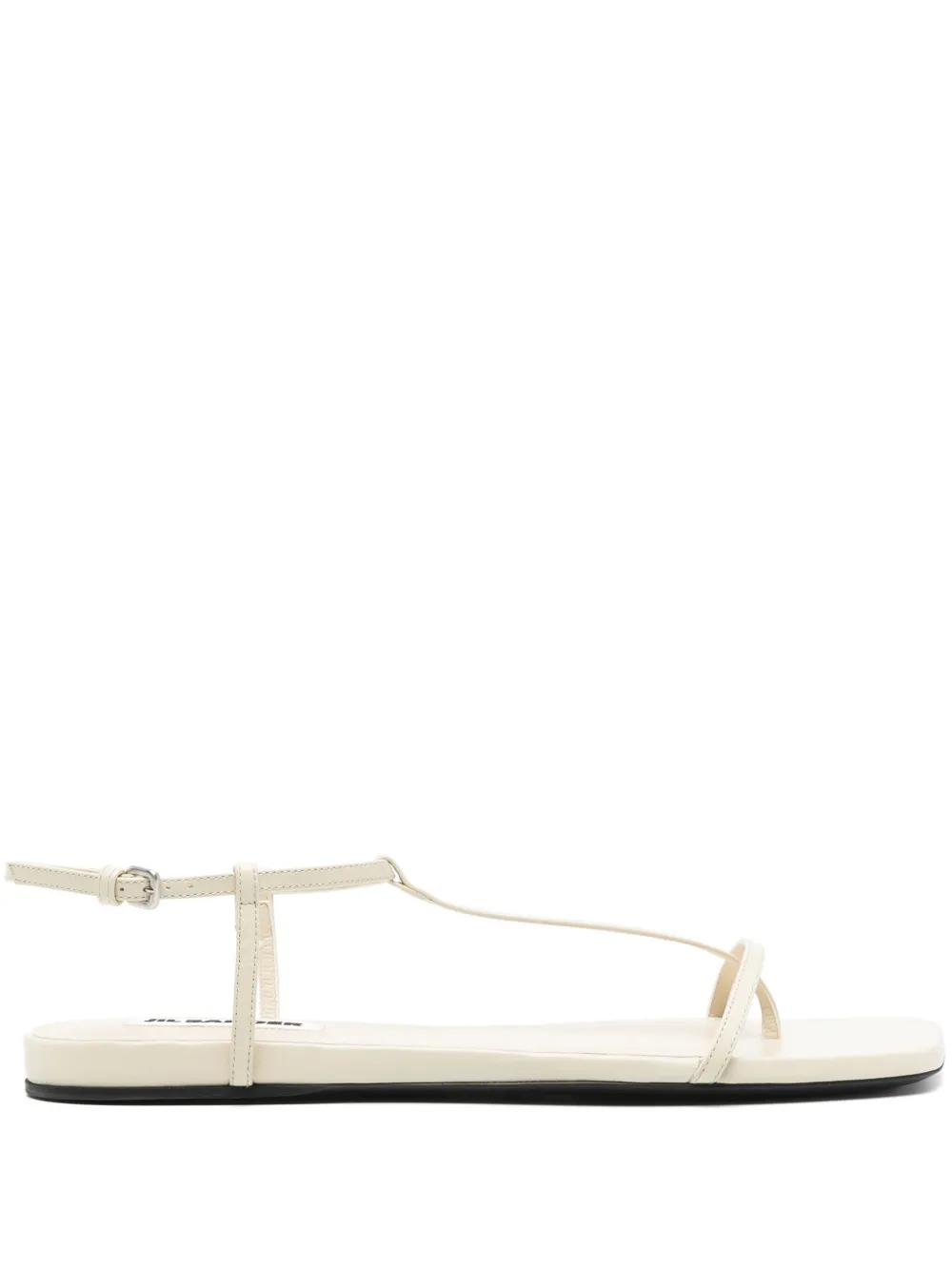 square-toe thong sandals by JIL SANDER+