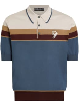 striped polo shirt