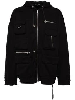 multi-pocket hoodie