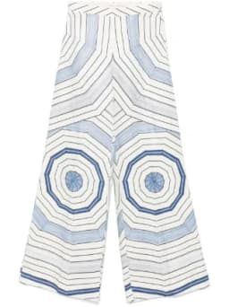 x Louise Bourgeois geometric-print trousers