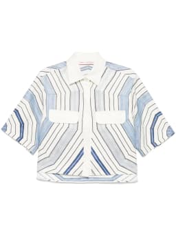 x Louise Bourgeois striped shirt