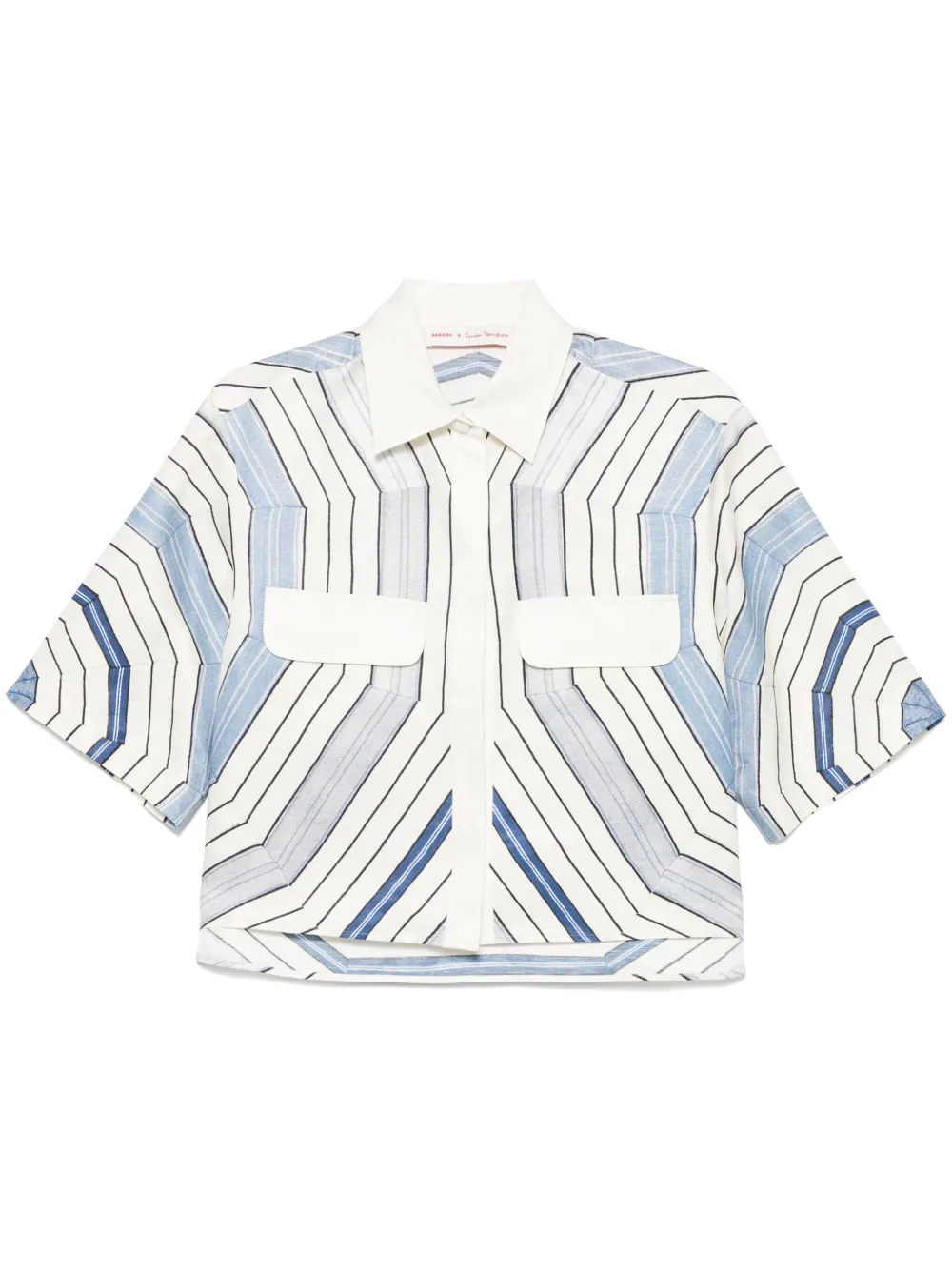 x Louise Bourgeois striped shirt