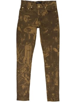 P001 Warm Earthly Delights "Brown" straight jeans