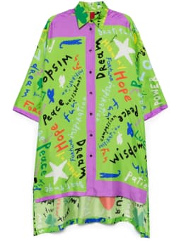 printed midi dress