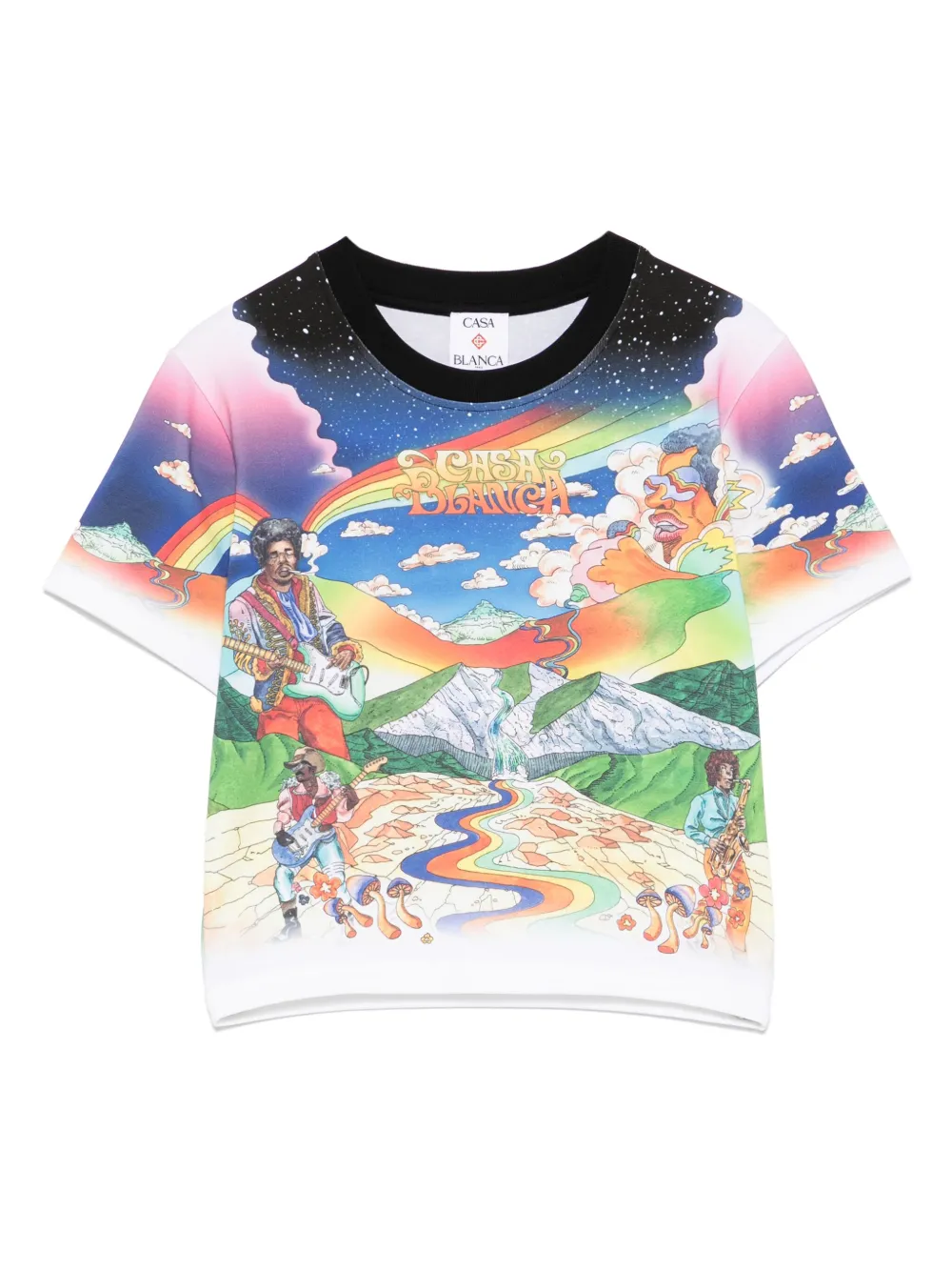 La Musique crop top by Casablanca