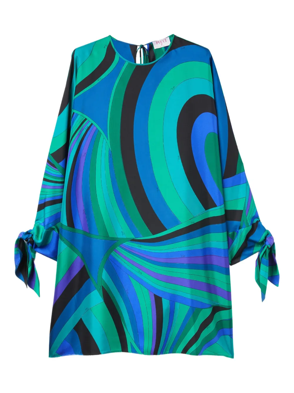 Iride-patterned dress by PUCCI