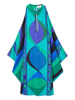 Iride-print dress