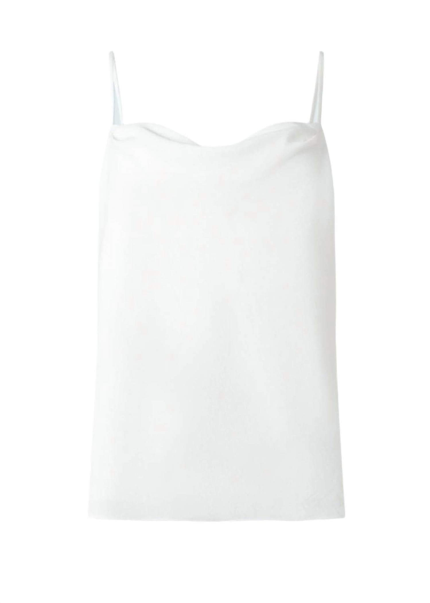 Cowl Neck Camisole In Ivory