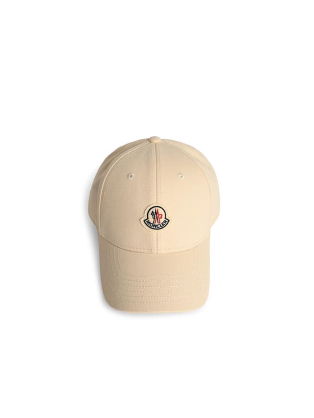 Moncler Cream Cotton Cap