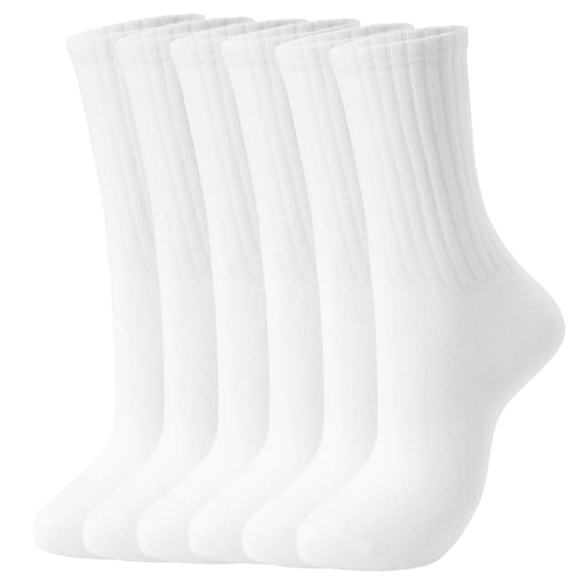 Shizen White Crew Socks For Crew Socks White