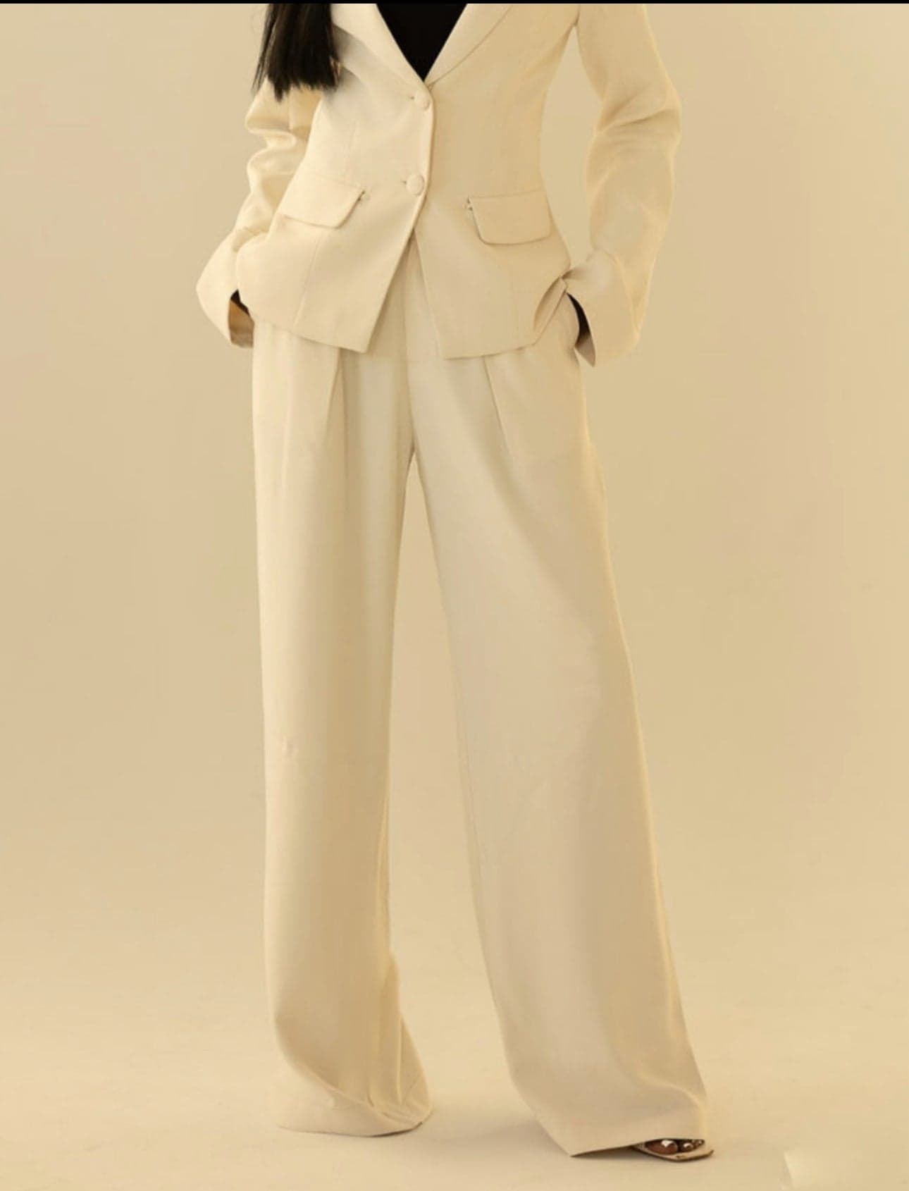 Cream Trousers