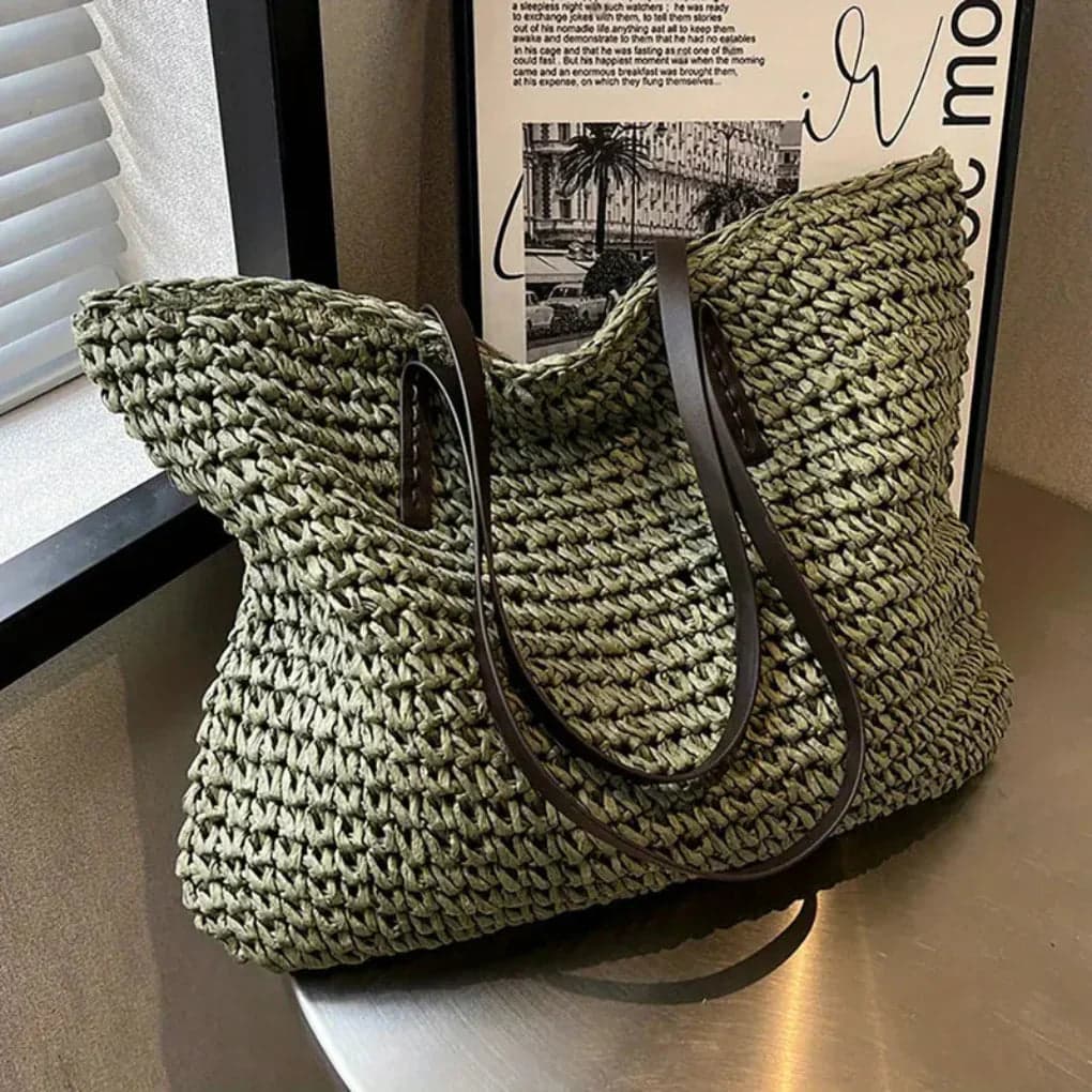 Woven Tote Bag Daily Carry