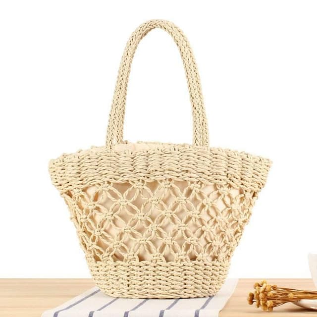 New Korean Handmade Woven Tote Bag For Cotton