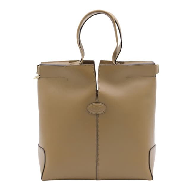 Tod' Structured Tote Bag With Matte Finish And