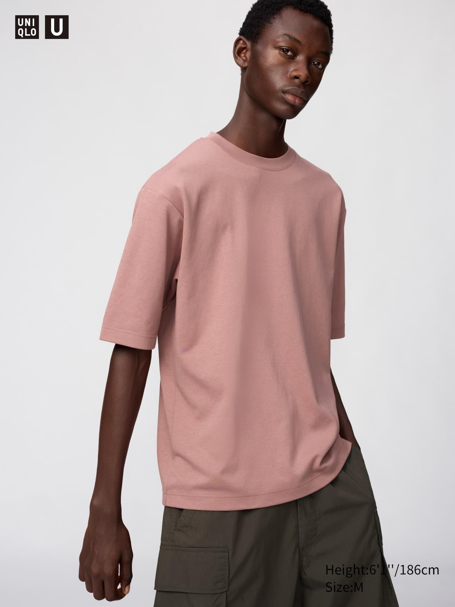 AIRism Cotton Oversized T-Shirt | Half-Sleeve