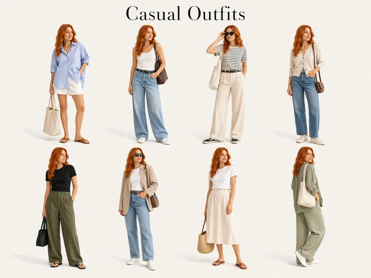 Casual outfit ideas and style examples