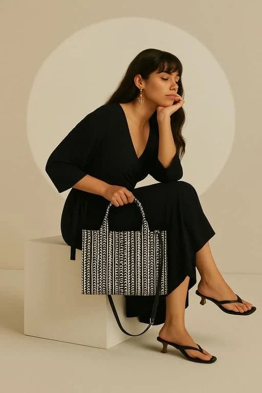 Monochrome Muse outfit combination