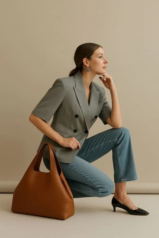 Effortless Authority outfit combination