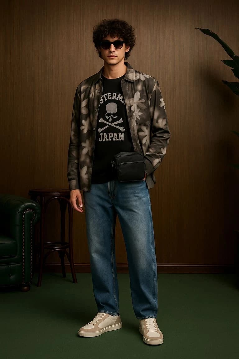 Neo-Grunge Tokyo outfit combination