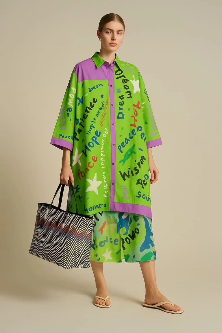 Graffiti Garden Getaway outfit combination