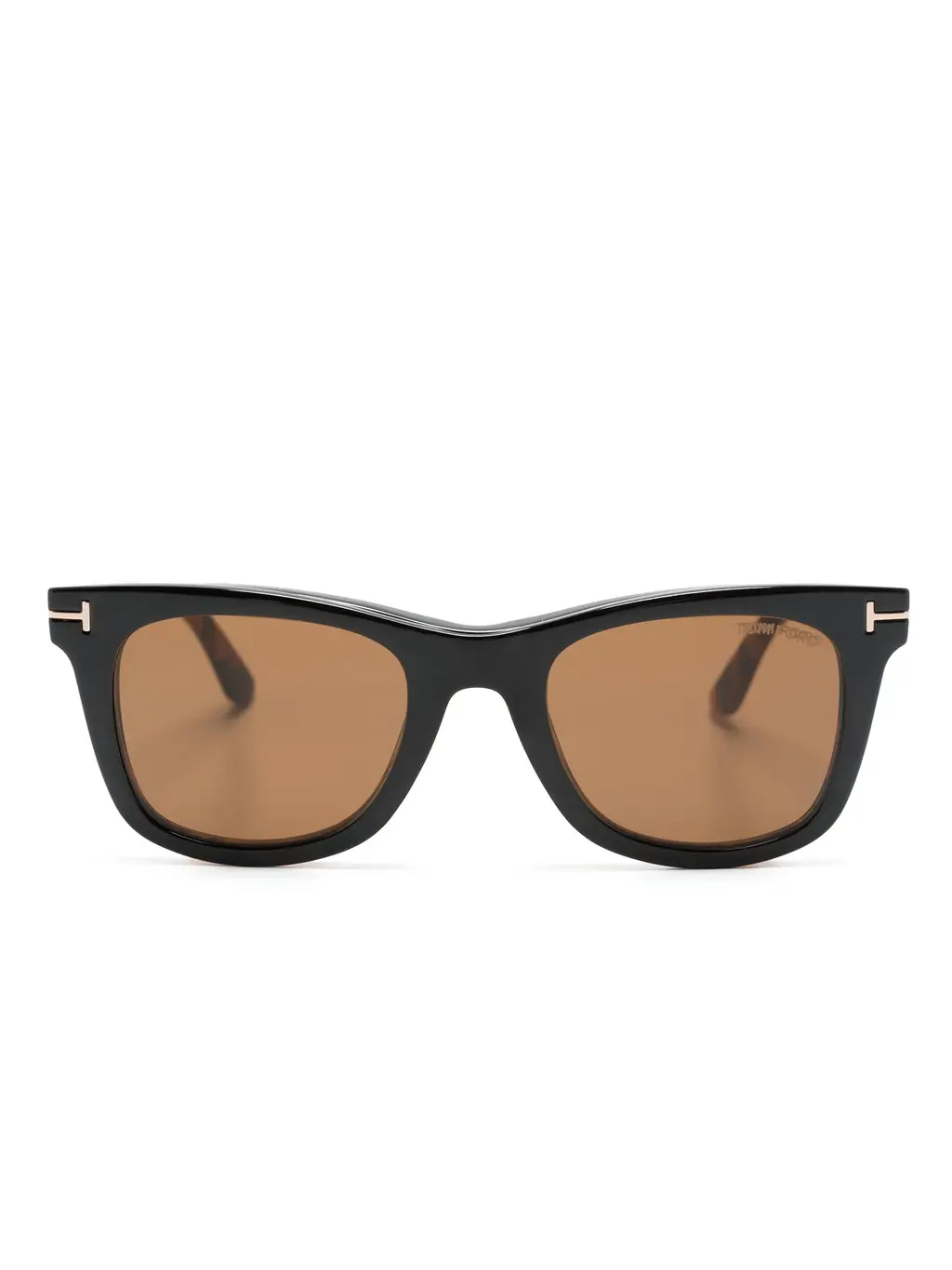 square-frame clip-on glasses by TOM FORD Eyewear