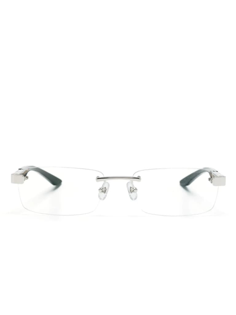 The Artist III rectangle-frame glasses by Maybach eyewear