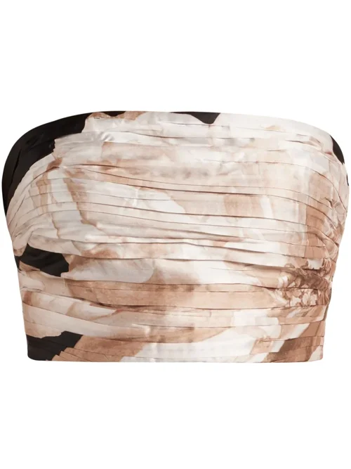 Ruched Bustier by Hemant And Nandita