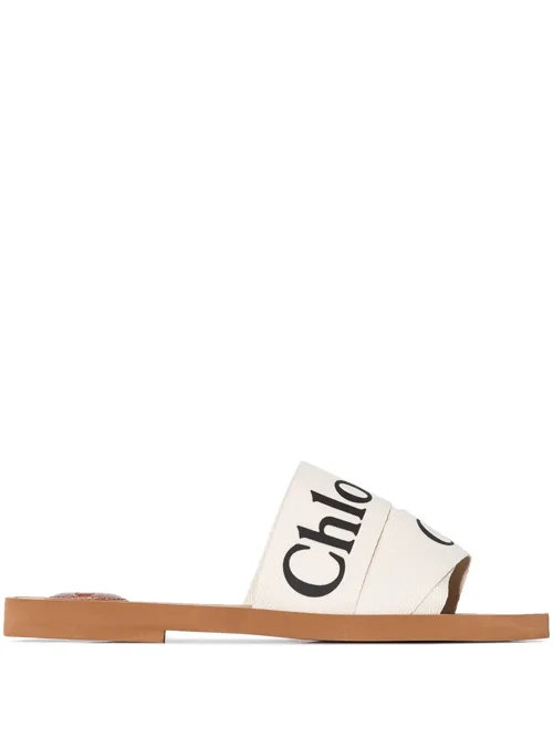 Woody logo strap slides by Chloé