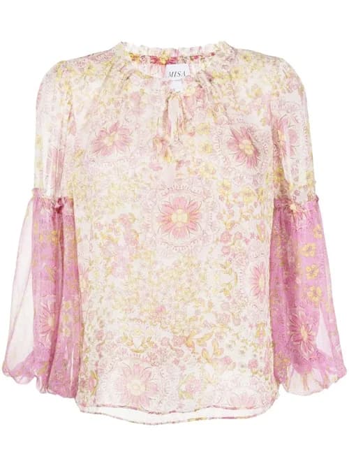 Renata floral-print blouse by Misa Los Angeles