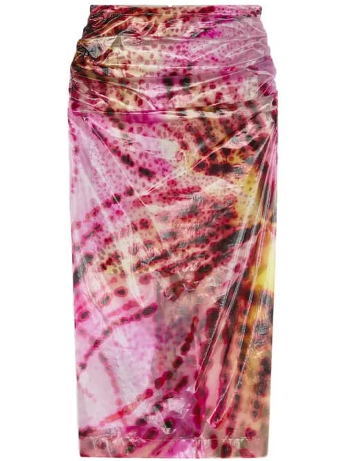 Printed skirt by DRIES VAN NOTEN
