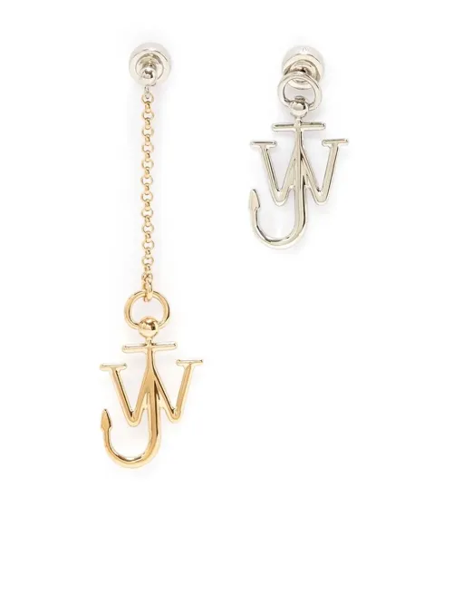 asymmetric Anchor-motif earrings by JW Anderson