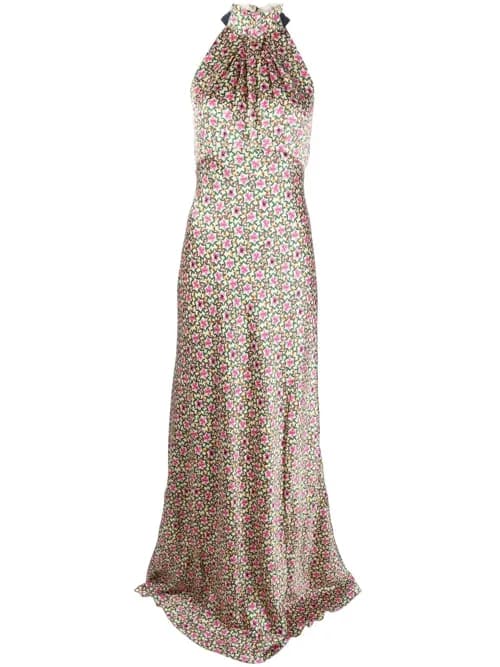 Michelle halterneck gown by Saloni