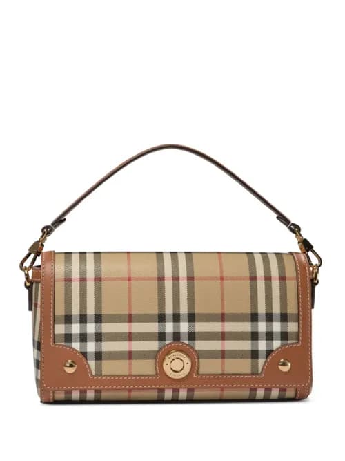 Vintage Check logo-plaque shoulder bag by Burberry