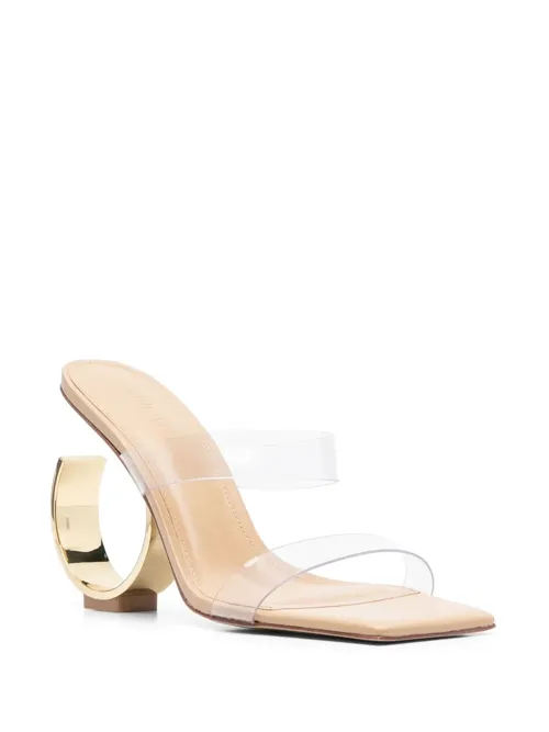 Sculpted heel sandals by Cult Gaia