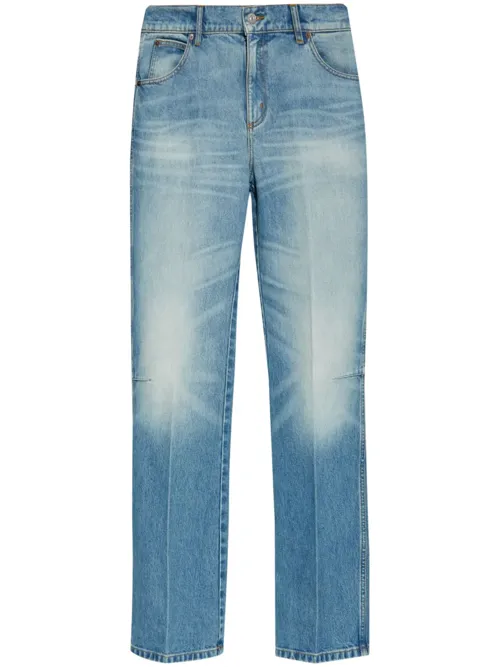 High-rise straight-leg jeans by Victoria Beckham