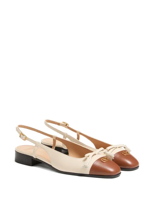 25mm Valet du Roi slingback ballet flats by Valentino Garavani