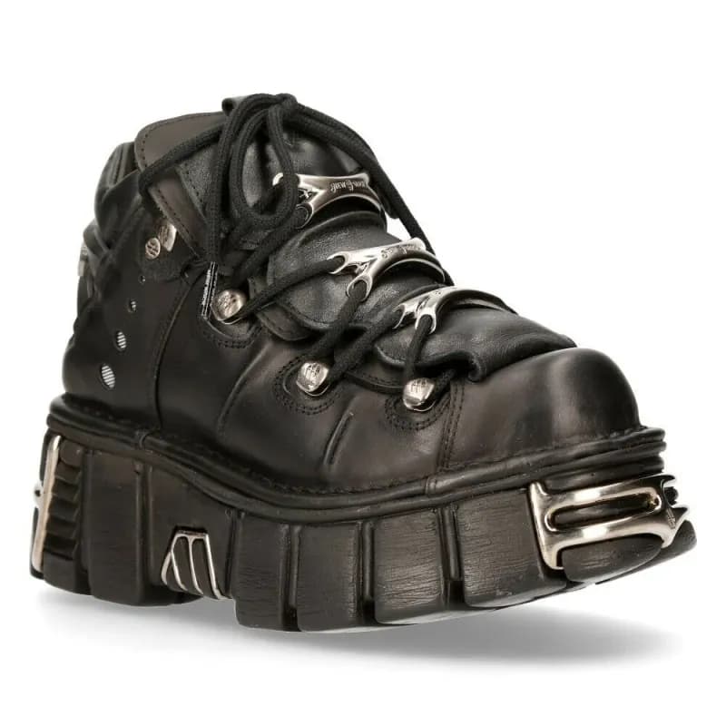 Ankle Boots New Rock Black Gothic Ankle Boots
