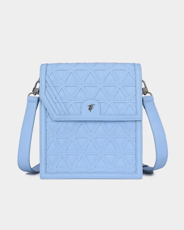 Crossbody Bag First Class Mini Crossbody Bag In Baby Blue by Tote&Carry