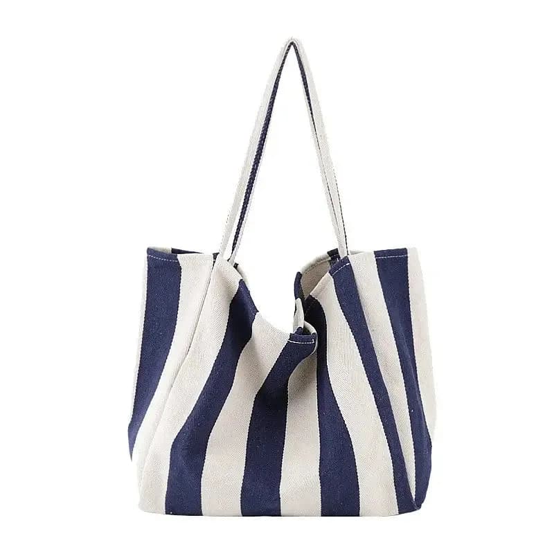 Striped Tote Bag by Wall to Wall