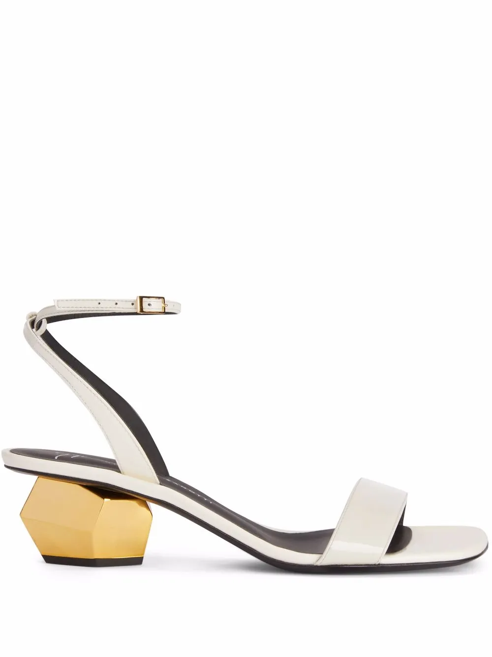 Mangentha sculpted-heel sandals by Giuseppe Zanotti