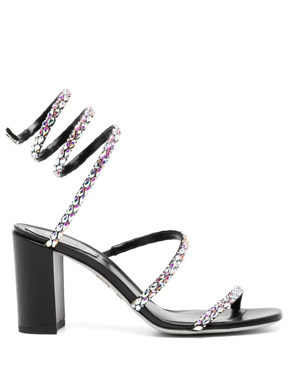 crystal embellished strappy sandals by René Caovilla