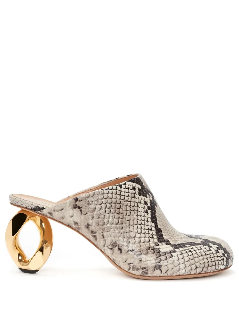 Chain Heel 80mm mules by JW Anderson